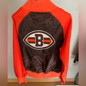 Rare Satin Cleveland Browns Ladies Jacket